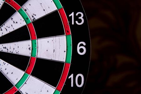 Close up view of a dartboardの写真素材