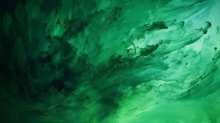 Splashes of green paint. Generative AI illustratorの素材