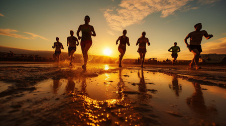 Generated with AIの素材