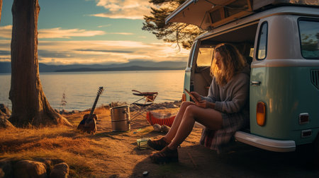 Generated with AIの素材