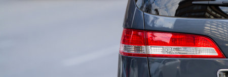 Back rear light of the car