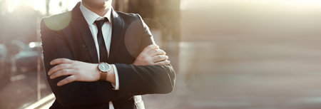 Businessman showing their gestures and emotions.の写真素材