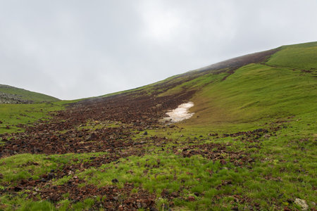 Green mountains, gorgeous landscape stock photoの写真素材