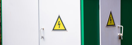Electric panel during the day