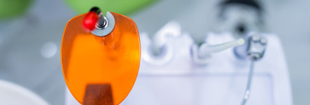 Dentist's medical instruments, close up, stock photoの写真素材