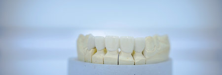 Dental prostheses, dental concept. stock photoの写真素材