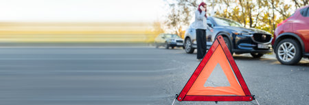 Car accident, woman calls insurance company
