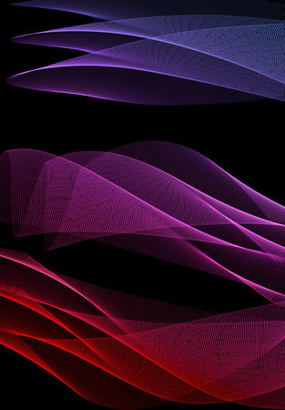 Ethereal Swirls of Purple & Blue. background