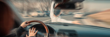 The Warning Before the Collision: A Female Driver and the Pedestrian