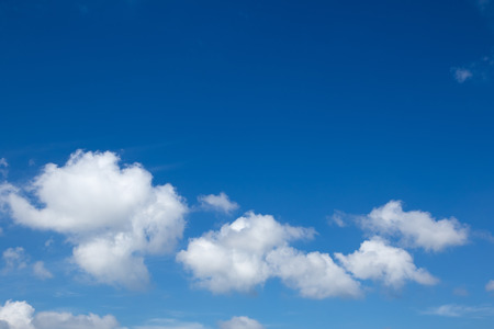 Clouds on blue skyの写真素材