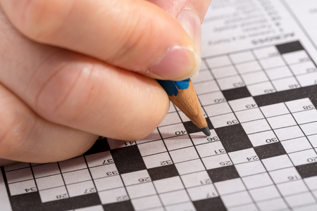 Crossword puzzleの写真素材