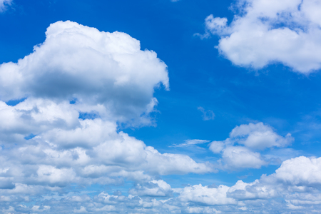 Clouds on blue skyの写真素材