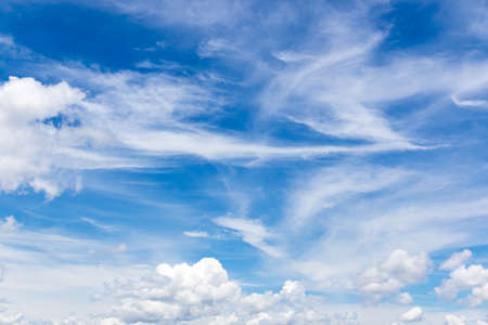 Clouds on blue skyの写真素材