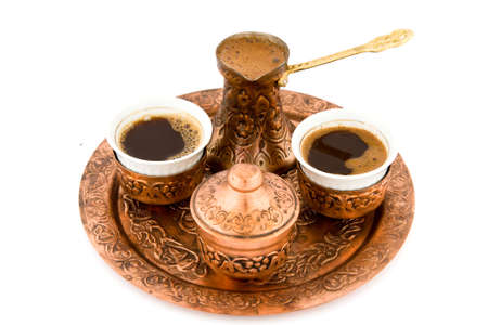 Antique Coffee Set の写真素材