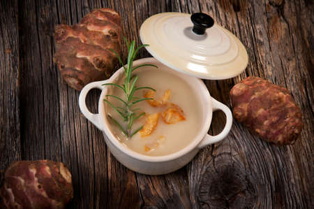 Jerusalem Artichoke Soup  の写真素材
