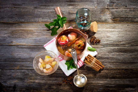 Apple Compoteの写真素材