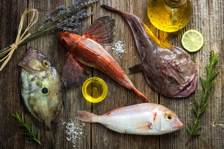 Fresh saltwater fish