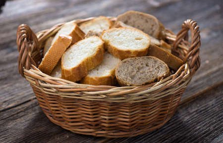 Breads in basket