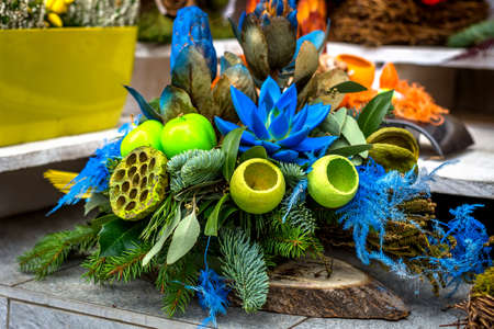 Christmas Holiday Bouquetの写真素材