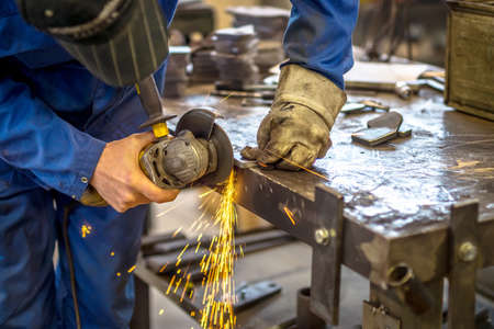 Worker in metal industry