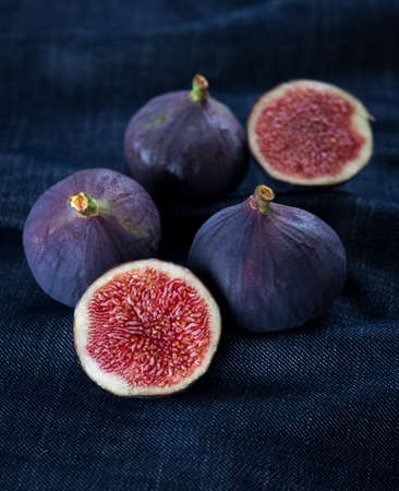 Delicious fresh figsの写真素材