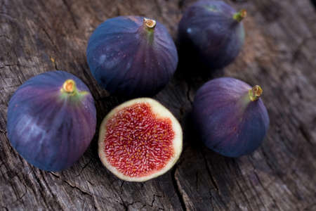Delicious fresh figsの写真素材