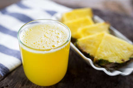 Pineapple juiceの写真素材