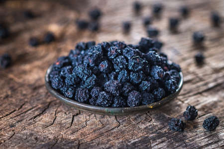 Aronia  dry berriesの写真素材