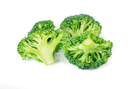 Fresh broccoli isolated on white background