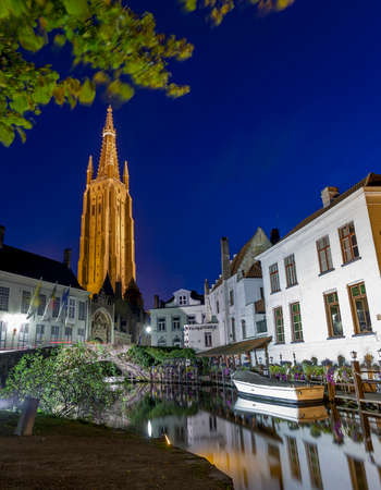 Brugges nightのeditorial素材