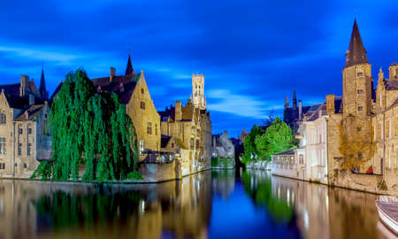 Brugges nightのeditorial素材