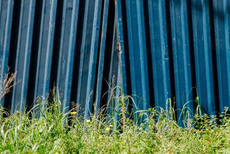 metal and greenの写真素材