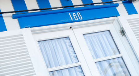 Detail House Costa Nova Aveiroの写真素材