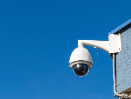 CCTV surveillance camera in the area, security of the streets