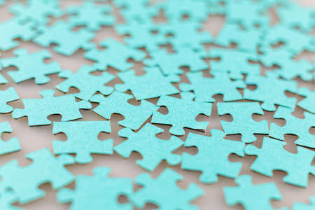 The game is a collection of pictures from parts of different shapes, a puzzle game, the development of attention and perseverance in childrenの写真素材