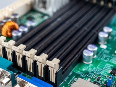 connectors on the board for connecting DIMM modules, the form factor of DRAM memory modules,...