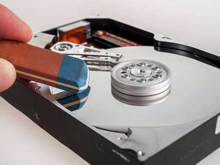 Complete erasure deletion of data on the drive, personal data protection, digital security, recovery...