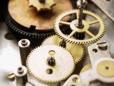 Close-up of a mechanical device with gears and teeth, demonstrating the complexity of repairing and...
