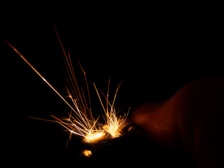 The lighter produces a spark, creating fire. Symbol of danger, potential explosion and fire. Ideal...