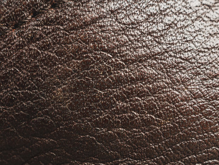 Textured leather macro background showing elegant lines and shades, ideal for stylish and luxurious...