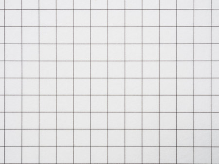 Blank checkered notebook on neutral background, perfect for notes, notes and creative ideas, close-up.の写真素材