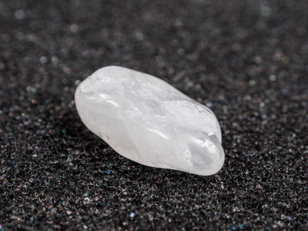 Clear rock crystal photos. Transparent beauty, unique formations, sparkling textures. Explore the quartz variety, close up.の写真素材