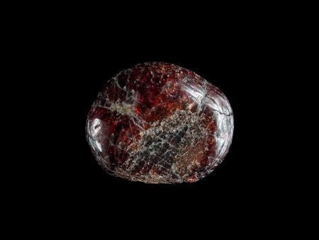 A variety of agate is a cryptocrystalline form of quartz characterized by its solid color and often used in jewelry and carvings.の写真素材