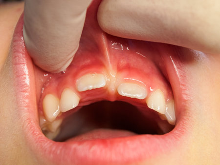 Milk bite and tooth change in children, the process of tooth growth and change in early childhood,...
