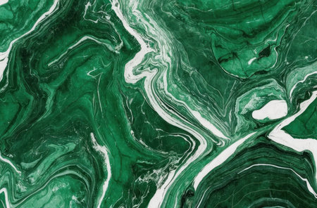 A luxurious green marble texture background, featuring unique veining and patterns that create an elegant and natural aesthetic.の素材