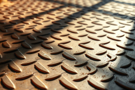 Steel pattern texture. Metallic, industrial. Background or design element.の素材