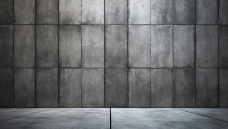 Concrete texture. Dark background, industrial rough, gray.の素材