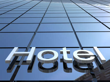 Hotel building, 3D images Hotel building, 3D images