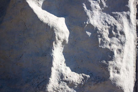 texture of white large stone with a clear shadow. backgroundの写真素材