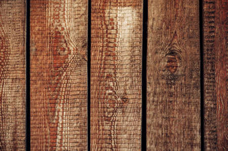 Vertical wide boards  in the sunlight. Wooden texture.の写真素材